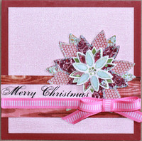 Poinsetta Card  **Crop Christmas Card Class**