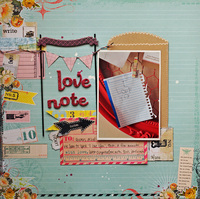 Love Note **Pink Paislee Daily Junque**