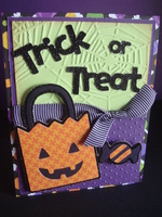Trick or Treat Halloween card