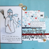 Manchester City Snowman