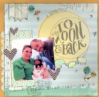 Love You To The Moon & Back (Use Your Stash Challenge)