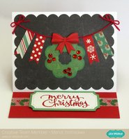 An Echo Park Christmas Cheer Easel Card by Mendi Yoshikawa