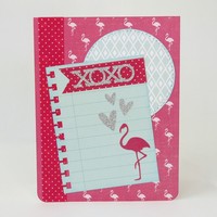 My Creative Scrapbook Pink Flamingo Card by Mendi Yoshikawa