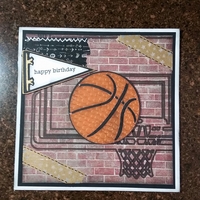 Happy Birthday basketball card
