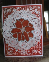 Christmas Flower card