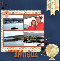 Arriving at Antigua