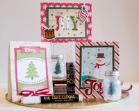 Holiday Cards with Echo Park & Decofoil