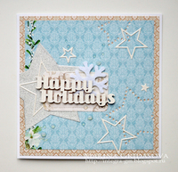 Happy Holidays card by Marina Gridasova