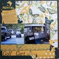 Rental Golf Cart