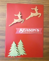 Reindeer Series Christmas cards #1