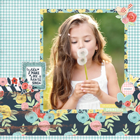 Welcome Spring layout by Simple Stories Designers
