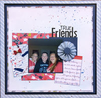 True Friends (June 2018 Becky Fleck Sketch #138 and Stamping Challenges)