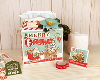 Merry Christmas Gable Gift Box