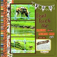 Don't Touch the African Painted Dogs