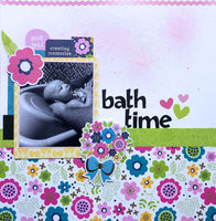 bath time (March 2019 Pattern Paper Challenge)