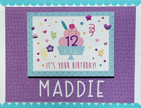Maddie's 12th Birthday Card