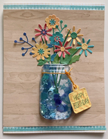 Jar of Flowers Card