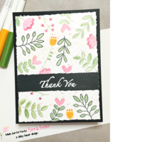 Whimsy Floral Thank You