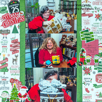 Christmas Day Scrapbook Layout