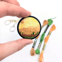 Landscape Embroidery Pin