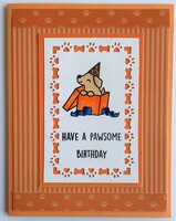 Pawsome Birthday Card