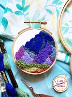 Mountains Embroidery Hoop
