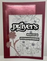 Prayers Card on Foil