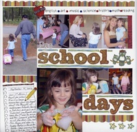 Pre-School Days - Karen Foster reveal