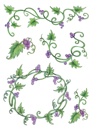 floral vine tattoos
