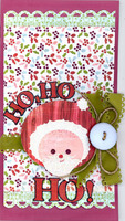 Ho, Ho, HO Card **Crop Christmas Card Class**