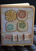 card made from scraps