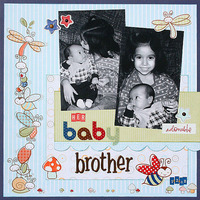 Her Baby Brother **Snugglebug Boy CT Reveal**