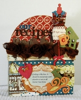 recipe box *Webster's Pages Wonder Fall*