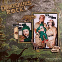 Dinosaurs Rock **Paper House**