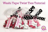 Washi Tape Twist Ties
