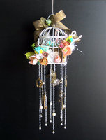 Love Bird Cage Wind Chime