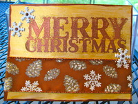 Metallic Christmas Card