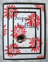 Triple Time Stamping Birthday Card