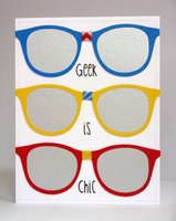 Glasses Geek is Chic Card by Mendi Yoshikawa