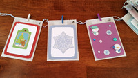 Glassine Bags Holiday Countdown Banners