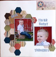 ThiNk HaPpY ThOuGHts (Sept. 2015 Scraplift the Guest Designer and Title Challeng