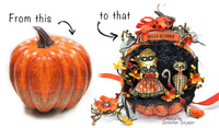 Halloween Pumpkin - Julie Nutting Dolls stamps