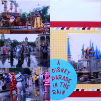 A Disney Parade in the Rain