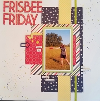 Frisbee Friday double page spread