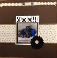 Spooled (Love2Stamps May 2017 NSD Scrapbook Poker Challenge)