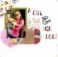 A Girl & Her Dog!