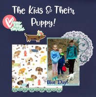 The Kids & Their Puppy!