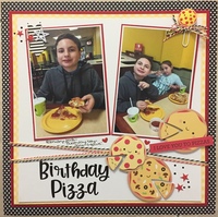 Birthday pizza
