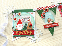 Pebbles Cozy and Bright - Christmas Banner