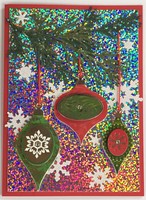 Holographic Christmas Card and Tag